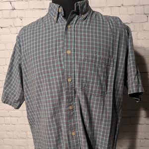 Woolrich Men's Button Down Shirt Size XL Teal